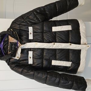 Jessica Simpson S/P black and Ivory Winter Jacket